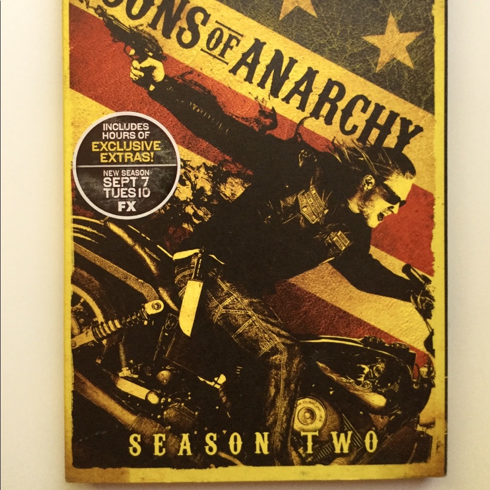 Sons of Anarchy DVD Season 2 (2010; 4-Disc Set) NWT
